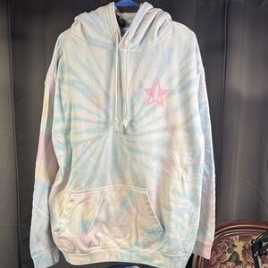 Jeffrey Star Tie-Dye Hoodie with Star Logo